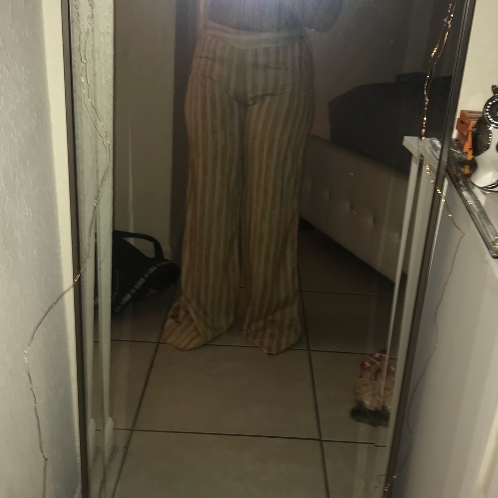 White and Yellow Pants